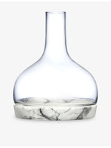 selfridges NUDE Chill Crystal Glass Carafe and Marble Base Set 1250ml- Buy online at McGrocer