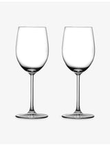 selfridges NUDE Vintage Crystal White Wine Glasses Set of Two- Buy online at McGrocer