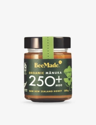 BeeMade organic manuka honey MGO 250+ 250g, UK version