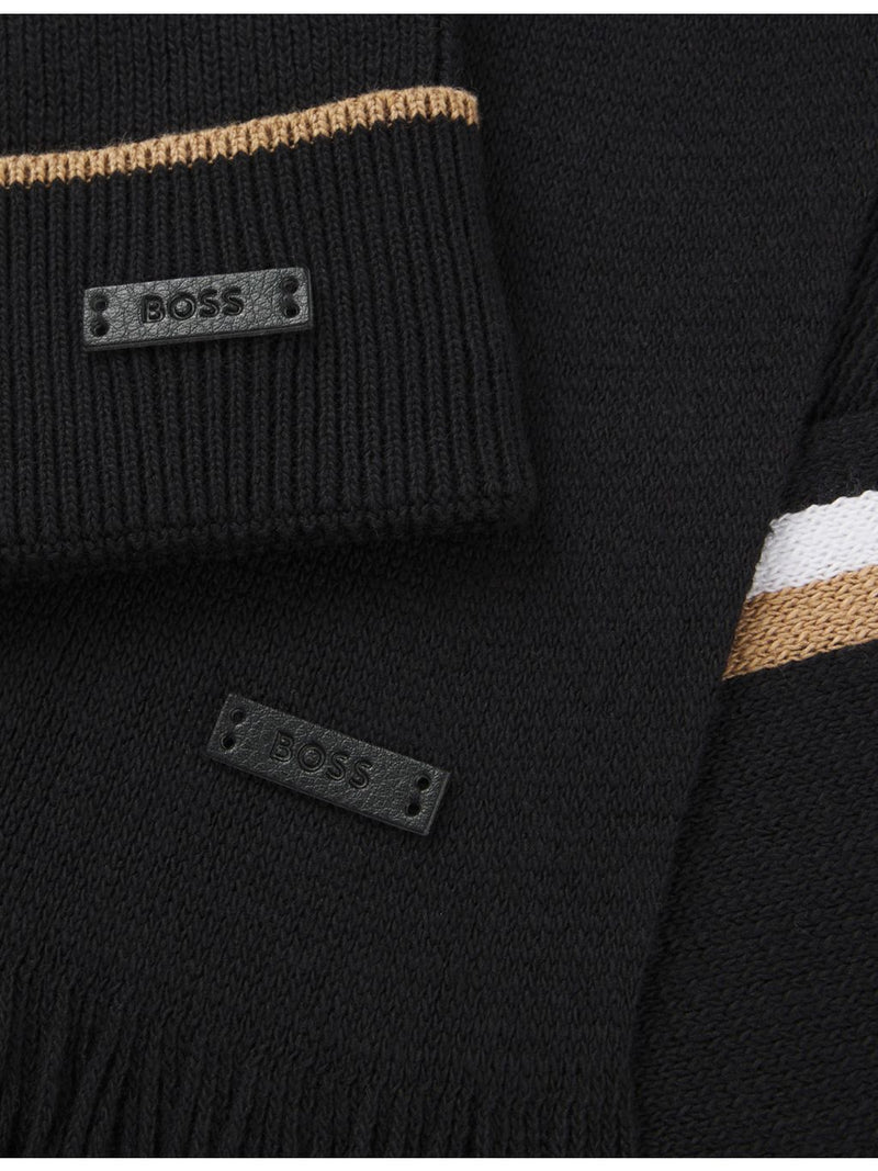 BOSS knitted beanie and scarf set 170cm - British product