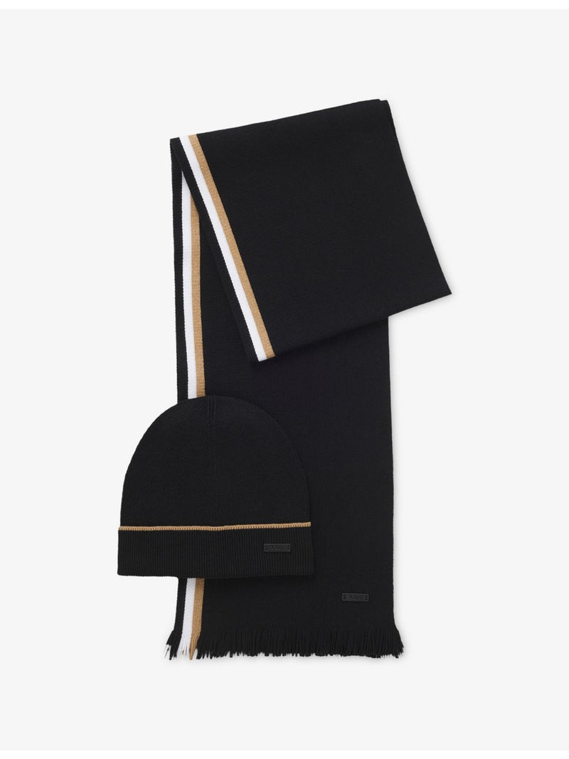 BOSS knitted beanie and scarf set 170cm - British product