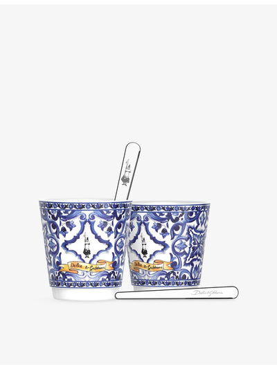 selfridges Bialetti X Dolce & Gabbana Espresso Cup Gift Set- Buy online at McGrocer