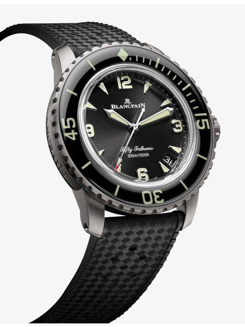 Blancpain Fifty Fathoms titanium automatic watch 42.3mm, UK version
