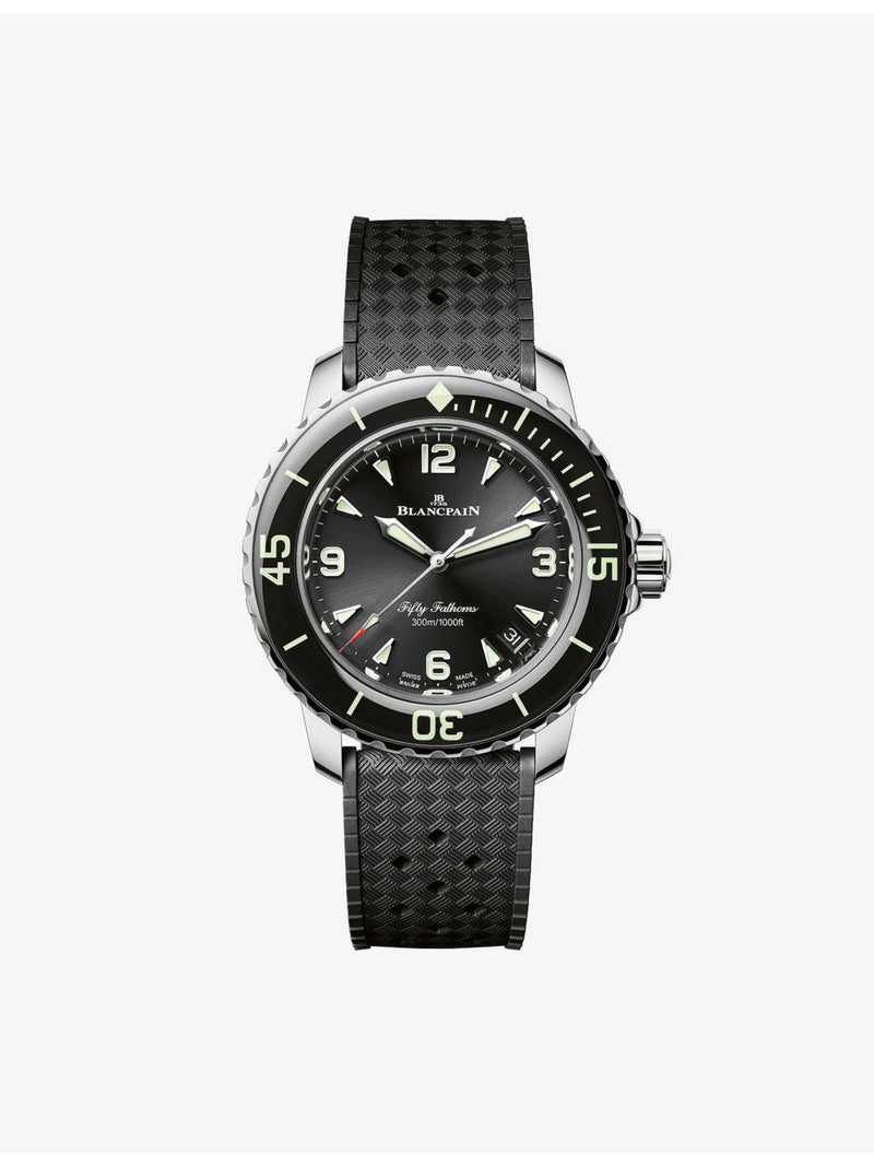 Blancpain Fifty Fathoms automatic steel watch 38.20mm (British brand)