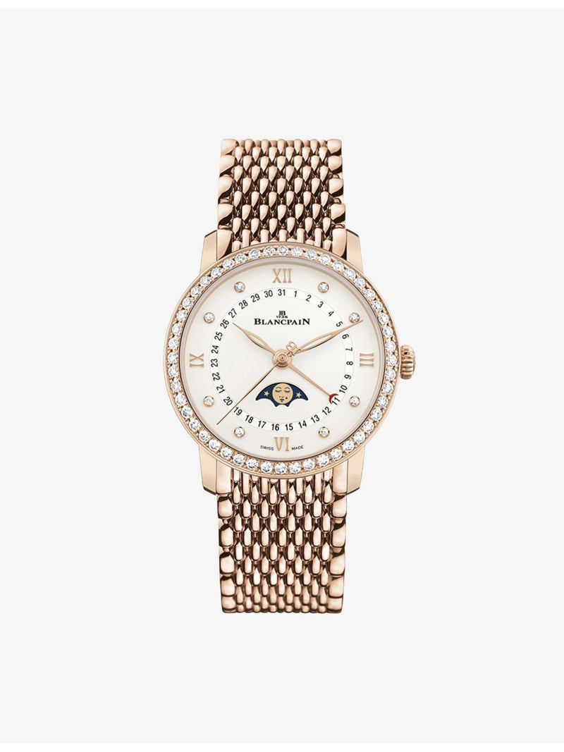 Blancpain yellow gold diamond watch 33.2mm, UK version