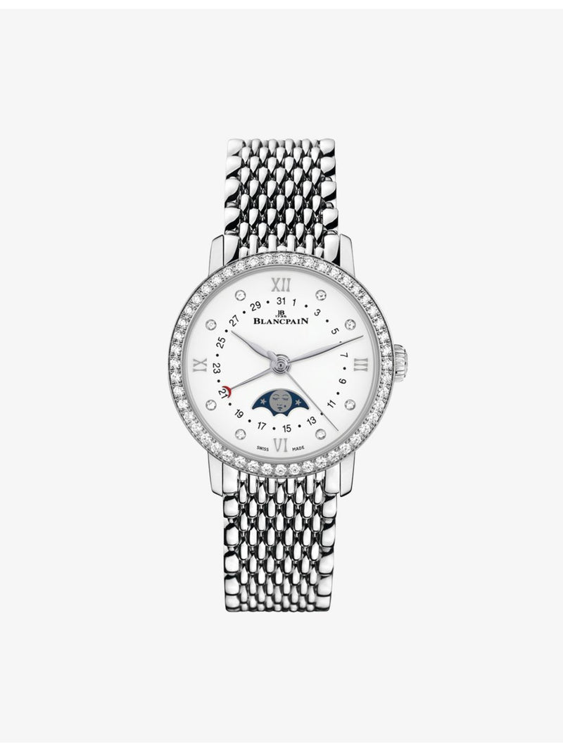 Blancpain Villeret moon phase automatic watch 33.2mm, UK version