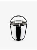 Alessi stainless-steel and resin ice bucket 16cm (British brand)