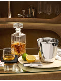 Alessi stainless-steel and resin ice bucket 16cm (British brand)