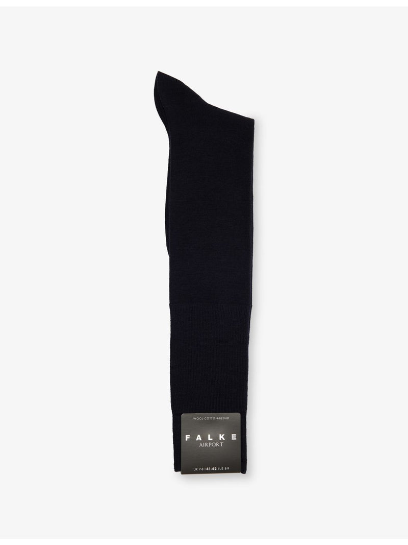 FALKE Aiport knee-length wool-blend socks, imported from the UK