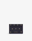 Smythson Leopard Panama Flat Leather Card Holder