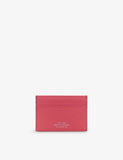 Smythson Leopard Panama Flat Leather Card Holder