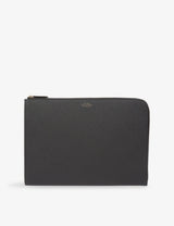 selfridges Smythson Panama Small Leather Laptop Case 24.5cm x 34cm- Buy online at McGrocer