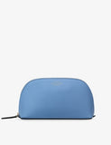 Smythson Foil-Text Print Leather Cosmetic Case