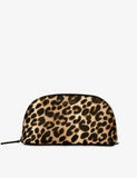 Smythson Foil-Text Print Leather Cosmetic Case