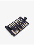 Smythson Panama leather backgammon roll (British brand)