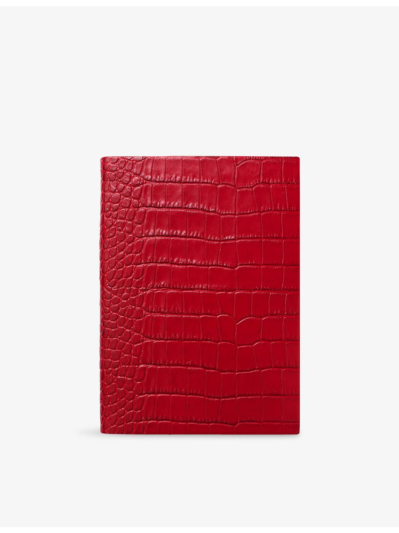 Smythson Soho leather notebook 19cm, imported from the UK