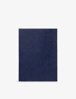 Smythson Soho leather notebook 19cm x 14cm, imported from the UK