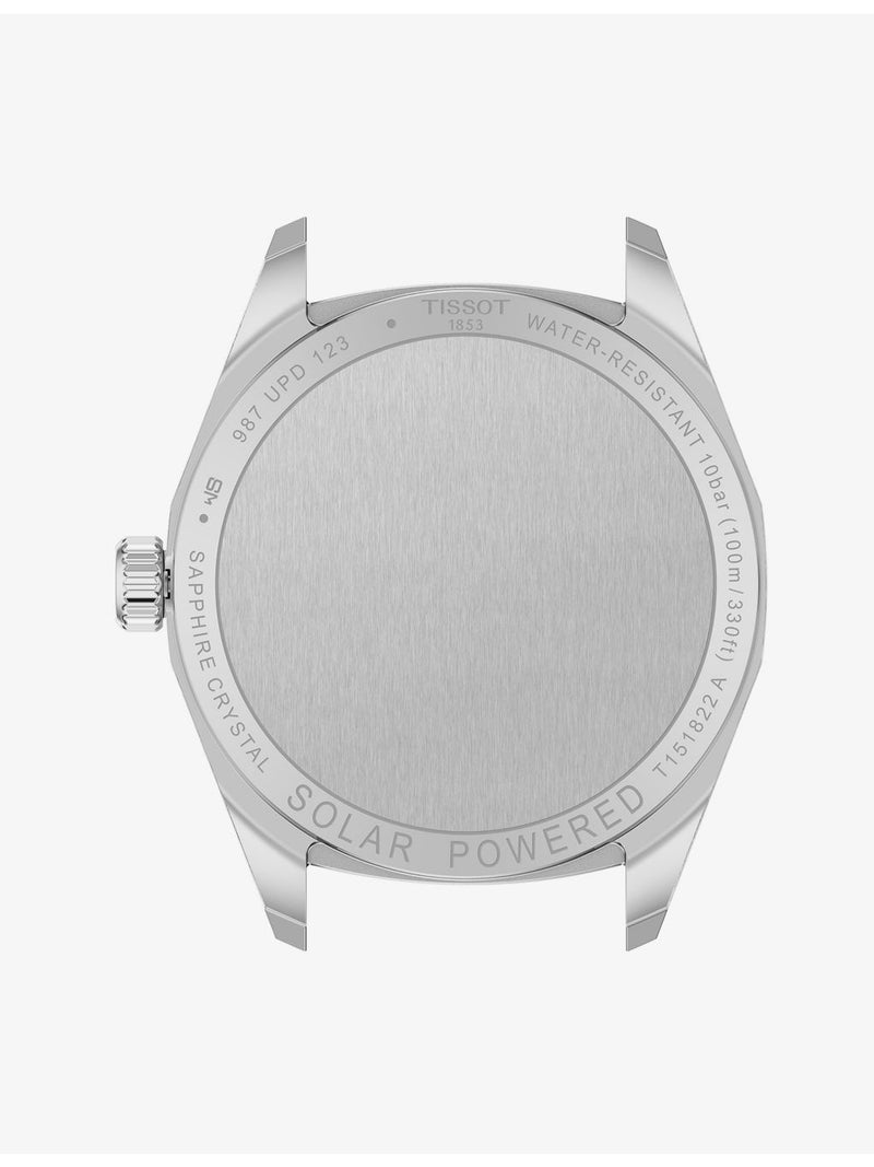 Tissot PRC 100 Solar gold-plated watch 34mm, UK version
