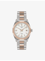 selfridges Tissot PRC 100 Solar Gold-Plated Stainless Steel Quartz Watch 34mm- Buy online at McGrocer