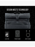 Smartech PW3R 14L roll-top tech backpack, imported from the UK
