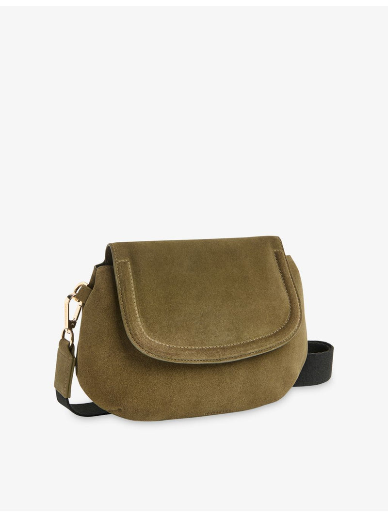 Whistles Nala suede cross-body bag, imported from the UK