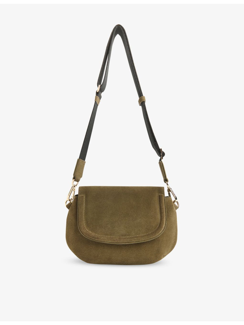 Whistles Nala suede cross-body bag, imported from the UK