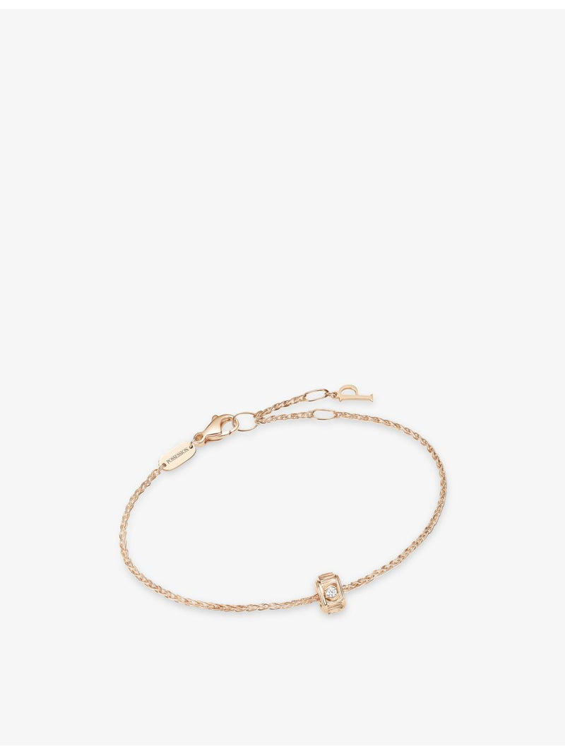 Piaget 18ct rose-gold diamond bracelet 0.02ct, imported from the UK
