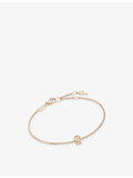 Piaget 18ct rose-gold diamond bracelet 0.02ct, imported from the UK