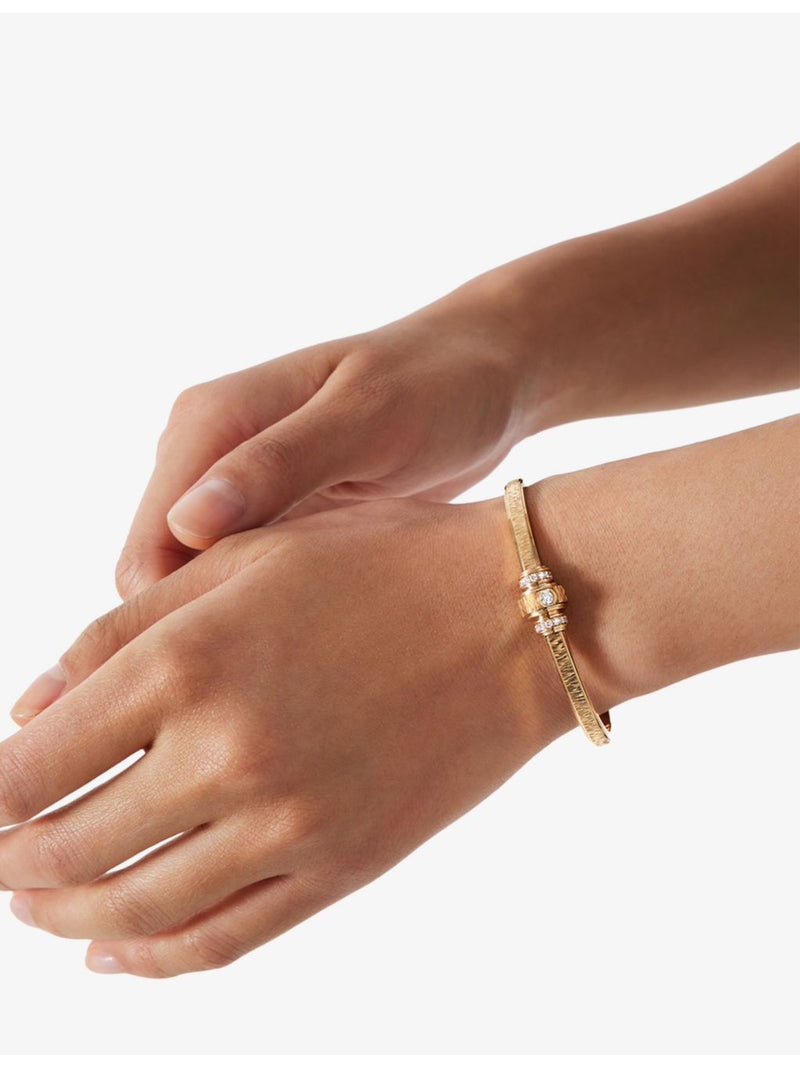 Piaget diamond bangle 18ct rose gold 0.43ct (British brand)