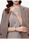 Piaget Possession rose-gold bangle with carnelian and diamonds, imported from the UK