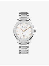 selfridges Piaget Polo Stainless-Steel and 0.07ct Diamond Automatic Watch 36mm- Buy online at McGrocer