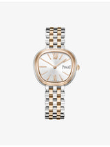 selfridges Piaget Sixtie 18ct Rose Gold and Stainless Steel Quartz Watch 29mm- Buy online at McGrocer