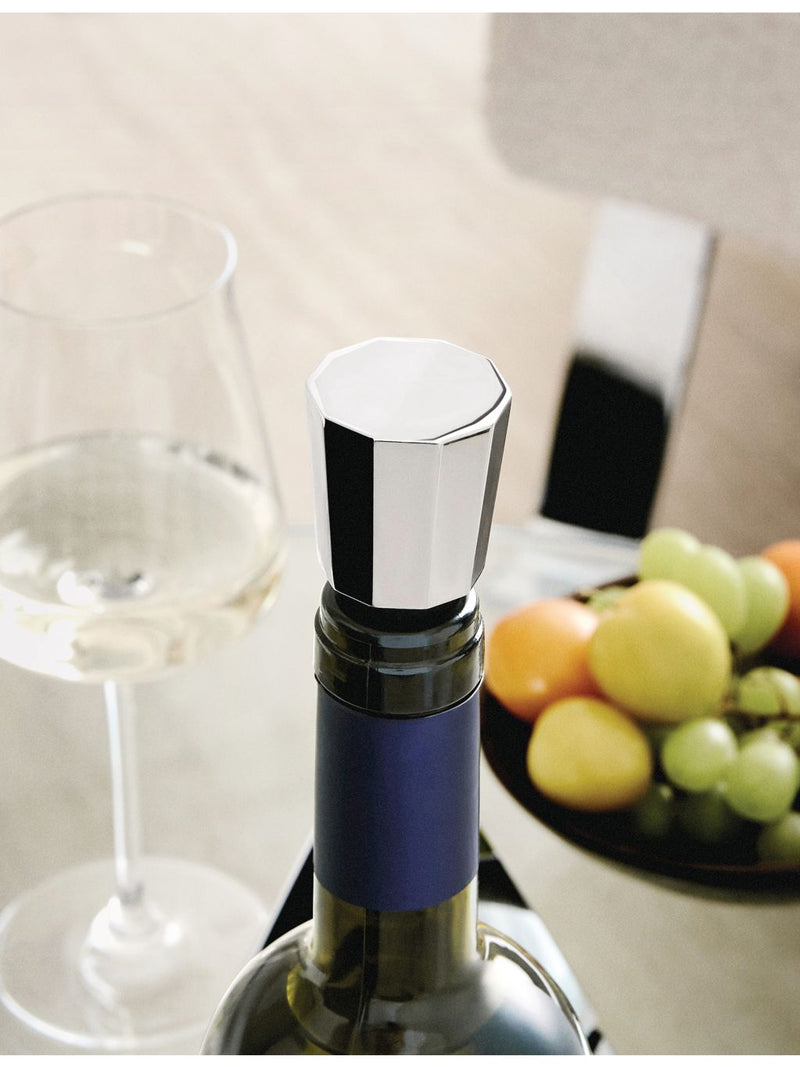 Alessi Eugenia chrome-plated steel wine stopper (British brand)