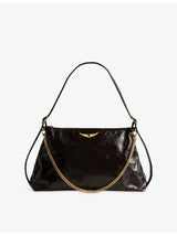selfridges Zadig&Voltaire Jim Leather Shoulder Bag- Buy online at McGrocer