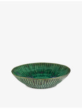 selfridges Serax Verde Lanza Stoneware Serving Plate 22cm- Buy online at McGrocer
