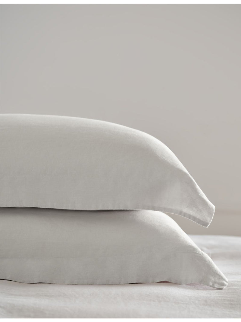 The White Company pure linen Oxford pillowcase (British brand)