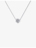 Piaget Rose 18ct white gold diamond pendant necklace, UK version
