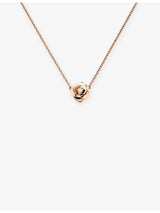 selfridges Piaget Rose 18ct Rose Gold 0.06ct Diamond Pendant Necklace- Buy online at McGrocer