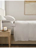 The White Company pure linen flat sheet (British brand)