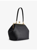 Coach kisslock leather shoulder bag large, UK version