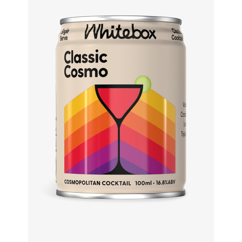 Whitebox Cocktails Classic Cosmo cocktail 4 x 100ml, imported from the UK