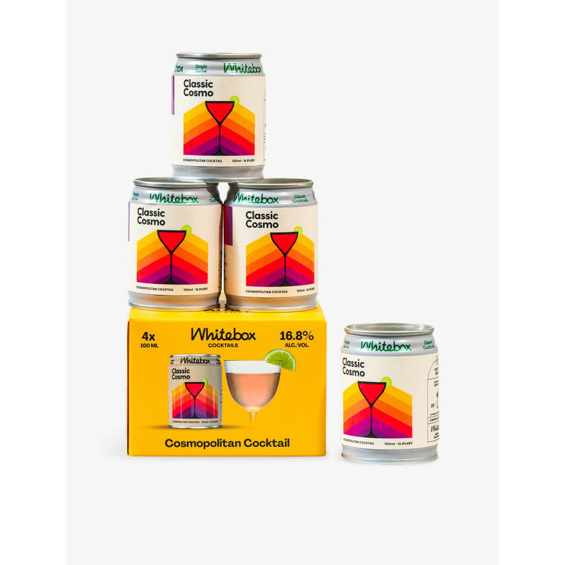 Whitebox Cocktails Classic Cosmo cocktail 4 x 100ml, imported from the UK