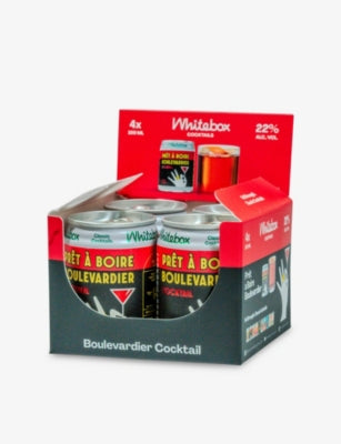 Whitebox Cocktails Boulevardier ready-to-drink cocktail 4 x 100ml (British brand)