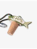 Damson Madder fish ceramic bottle stop 8cm (British brand)