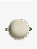 Damson Madder ceramic snack bowl check pattern 14.5cm, UK version