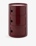 Kartell Componibili Big three-drawer ABS storage unit, imported from the UK