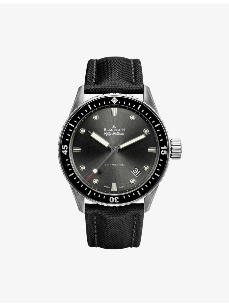 Blancpain Bathyscaphe steel automatic watch 43mm (British brand)