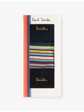 Paul Smith Signature Gold striped cotton-blend socks 3-pack, imported from the UK