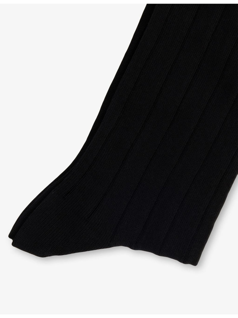 Paul Smith ribbed cotton-blend crew socks - British product