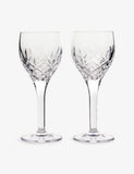 Royal Doulton Ashmere crystal wine glasses set of two (British brand)